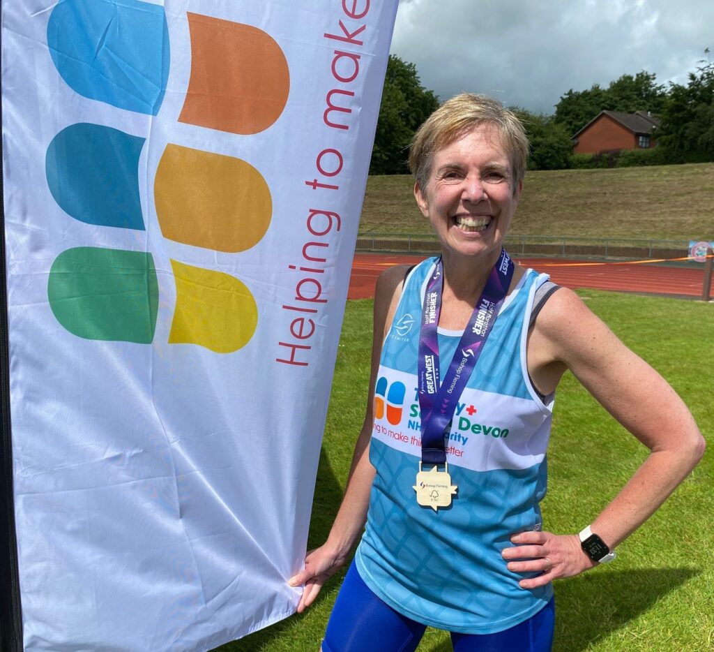 Joanne Watson at the Great West Run